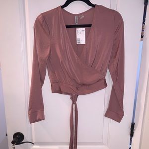 Dusty Rose Long Sleeve Top